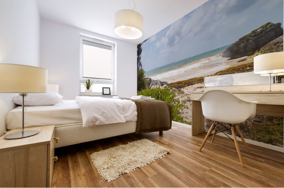 Tulum beach ocean view 2 Impression murale