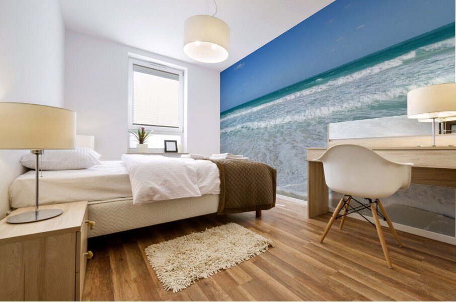 Awesome Cuban aqua beach water Mural print