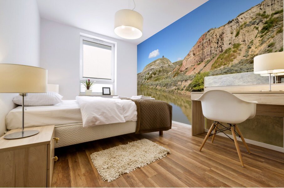 Red Deer river Drumheller 1565 Mural print