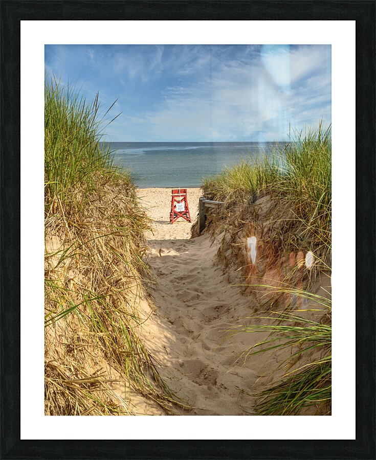 Basin head lifeguard chair PEI Picture Frame print
