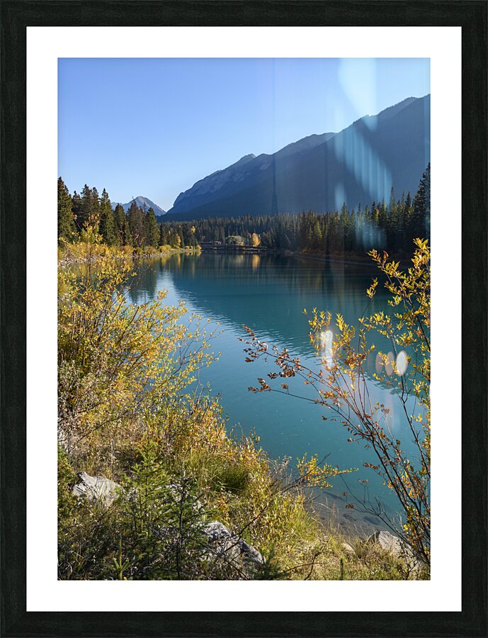 Bow River Banff mountains 2-4 Impression et Cadre photo