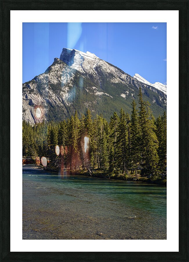 banff-bow river 2 Picture Frame print