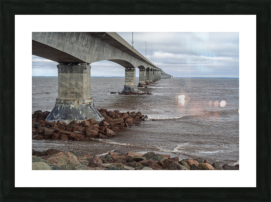 Confederation bridge cloudy Impression et Cadre photo
