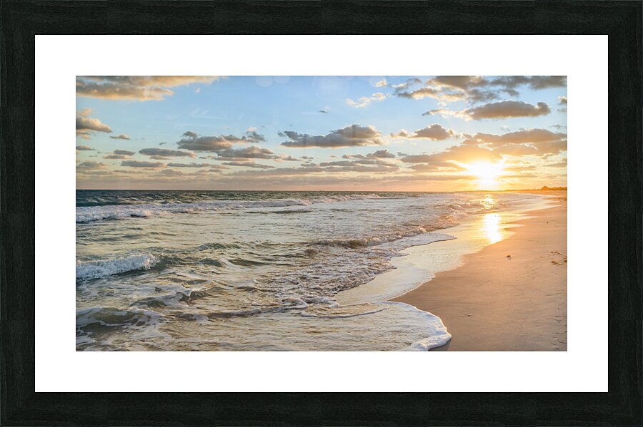 Cuban Beach at Sunrise Picture Frame print