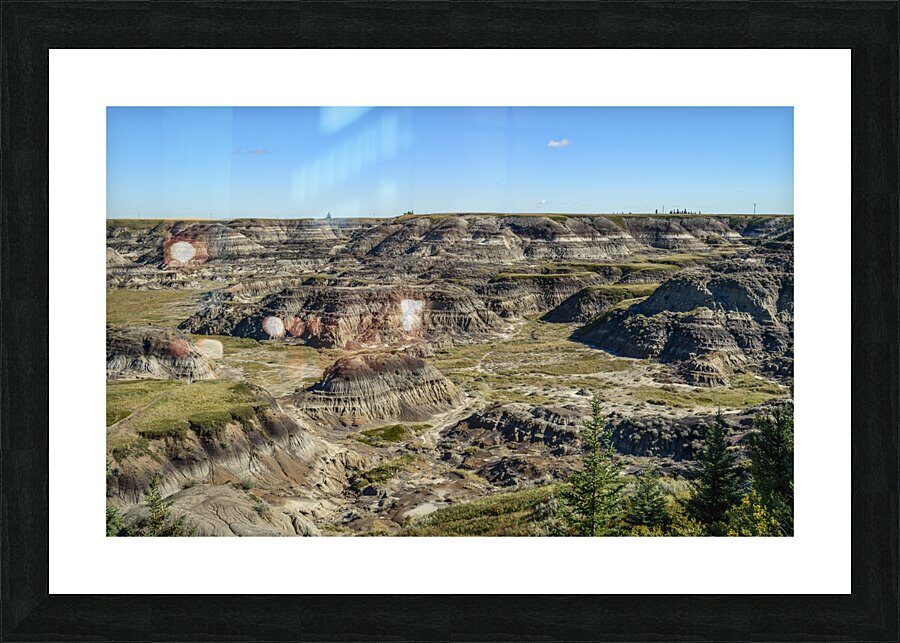 Horseshoe Canyon in Alberta Picture Frame print
