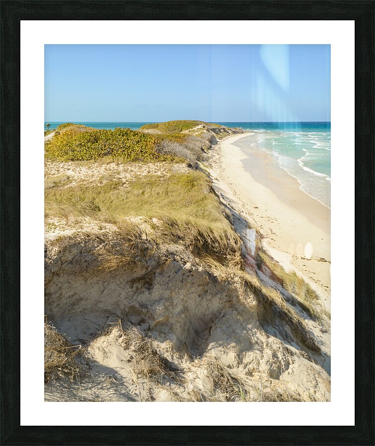 Cayo Coco Cuban Dune Picture Frame print