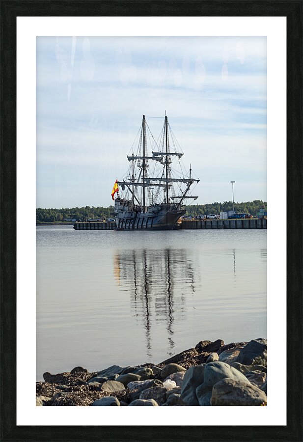 El Galeon tall ship from Spain Picture Frame print