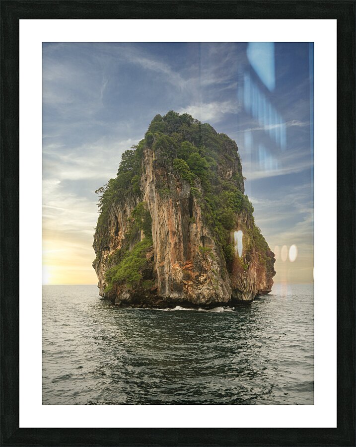 An island of Ko Phi Phi Picture Frame print