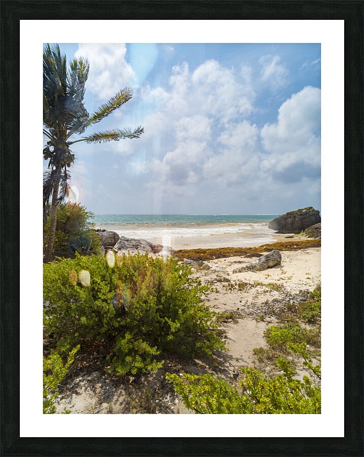 Tulum beach ocean view 2 Impression et Cadre photo