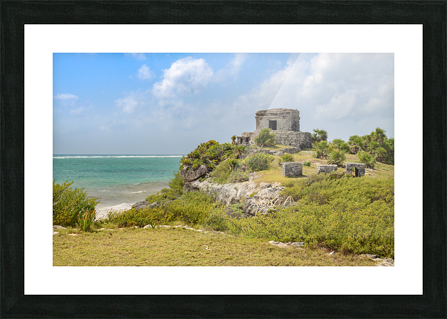 Tulum Ruins on Cliff Impression et Cadre photo