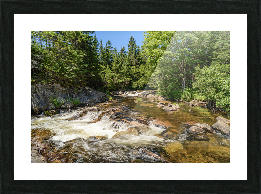 Ledge Falls Nesowadnehunk stream Picture Frame print