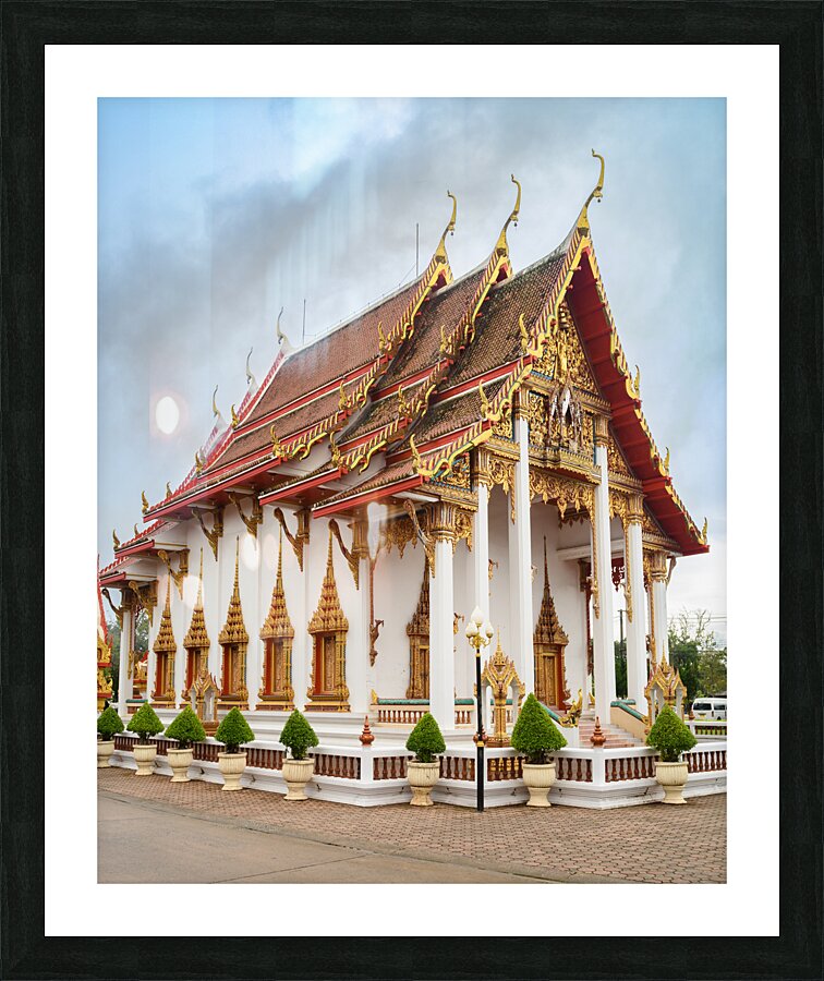 Chalong temple 2 0848 Picture Frame print