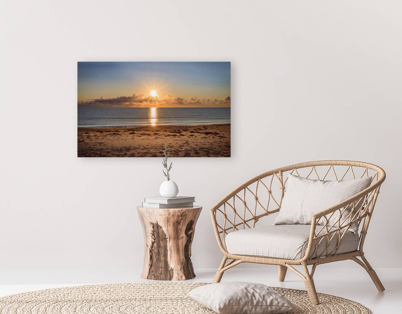 Panmure Island beach sunrise Reproduction