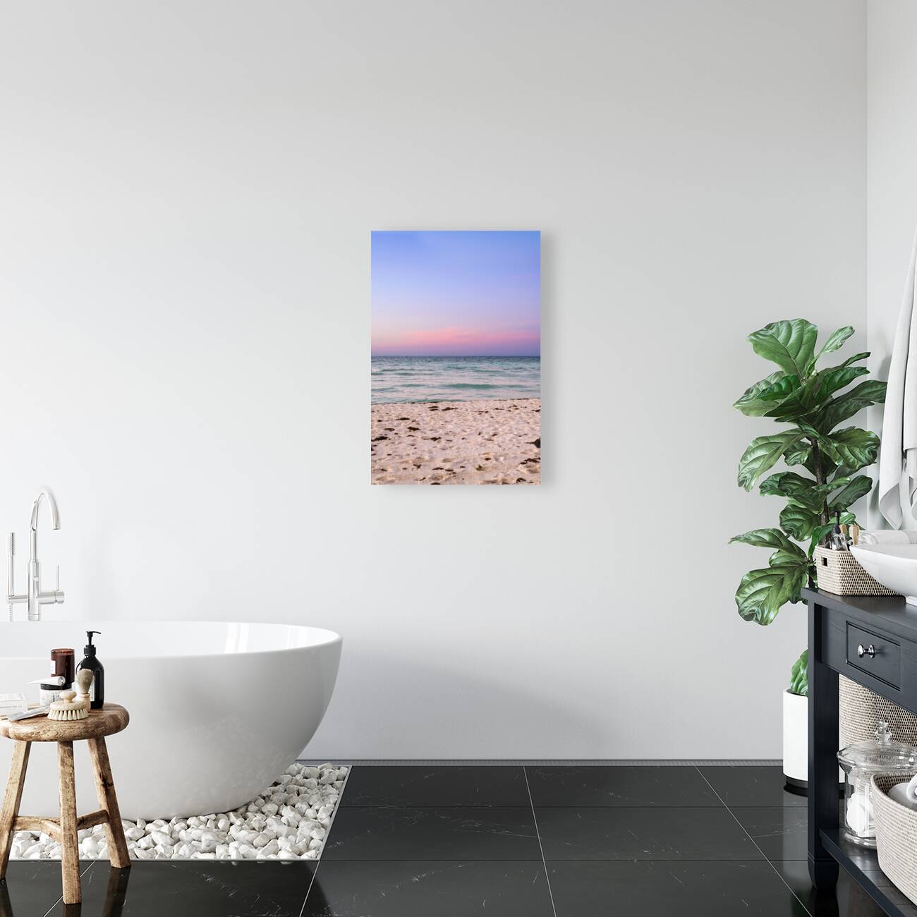 sunset coloured cuban beach sky 3 Reproduction