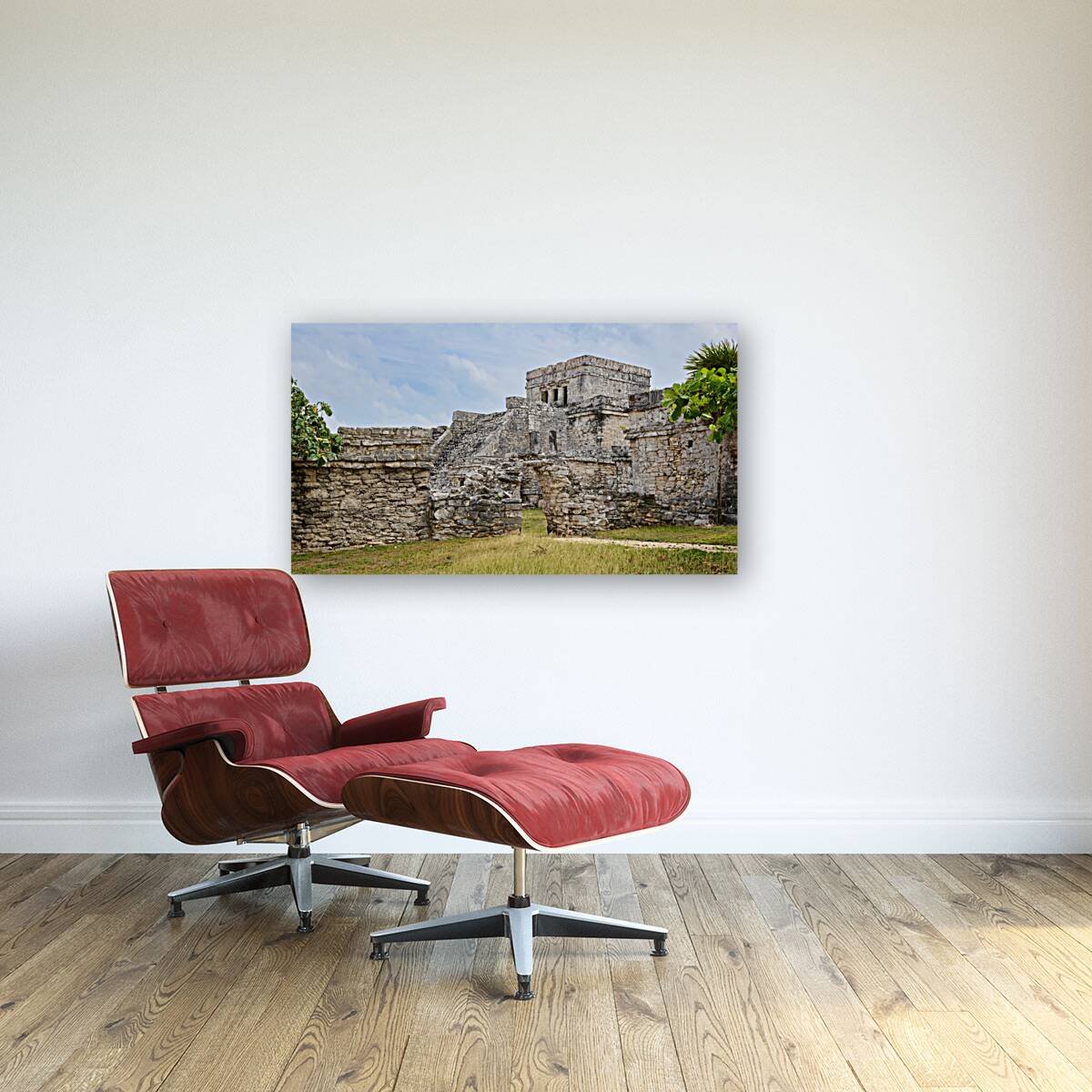 Tulum ruins in mexico Reproduction