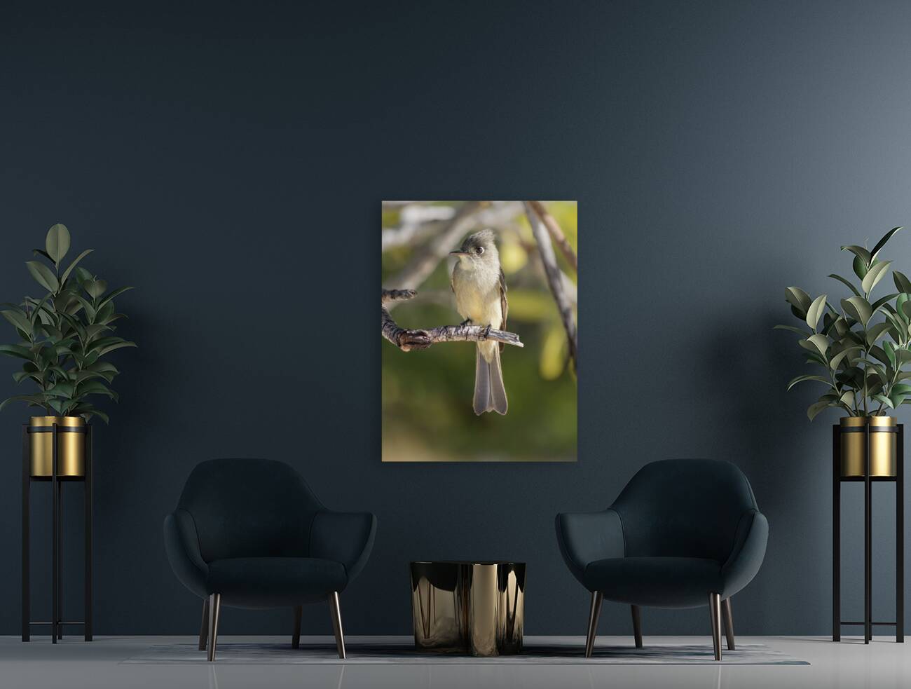 Small cuban bird branch 2 Reproduction