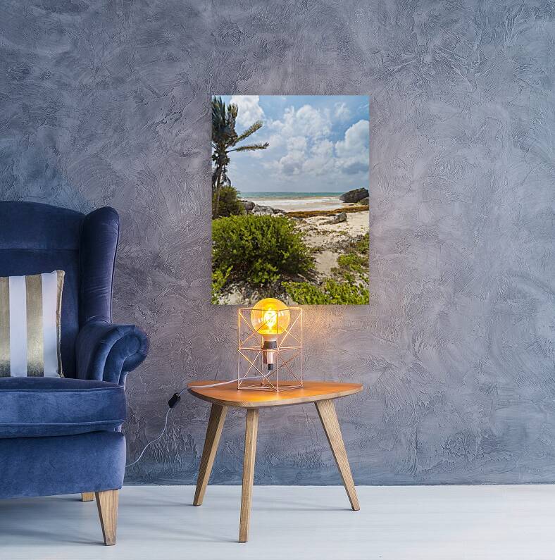 Tulum beach ocean view 2 Reproduction