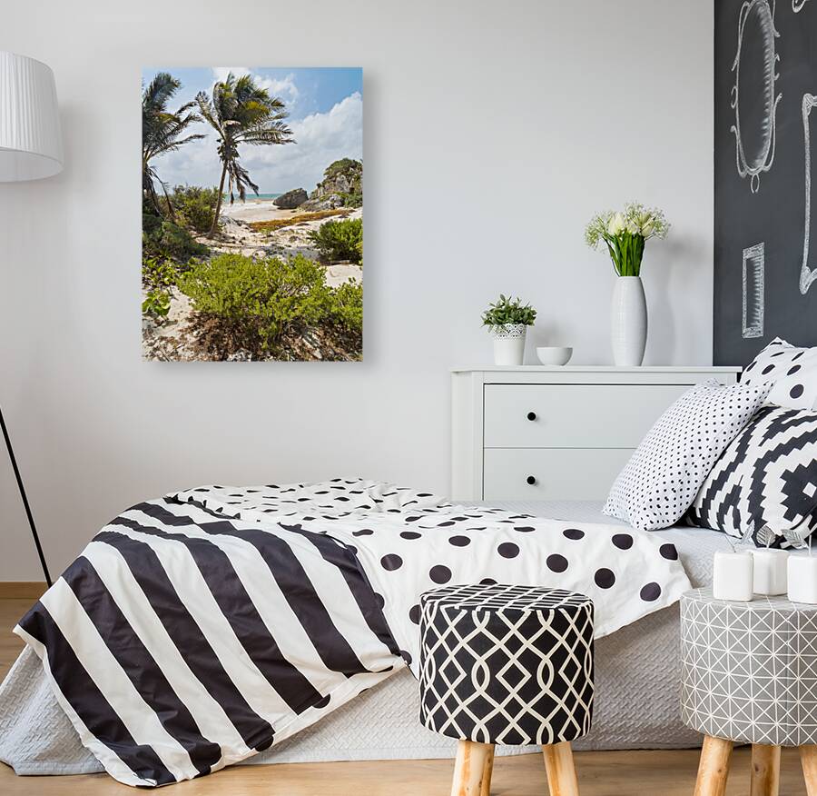 Tulum beach ocean view 4 Reproduction