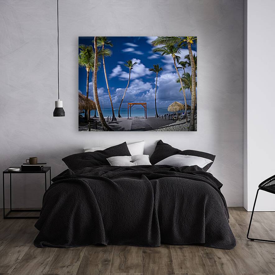 dominican beach night 3 Reproduction