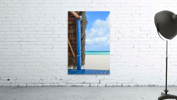 Deck with an awesome tropical view Wall Preview