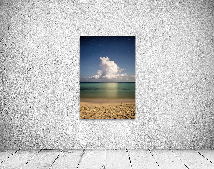 Cuba beach cloud night Wall Preview