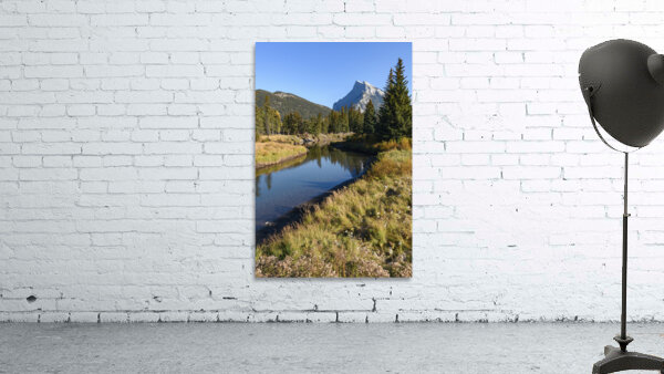 Banff Bow River mountains 2-5 Wall Preview