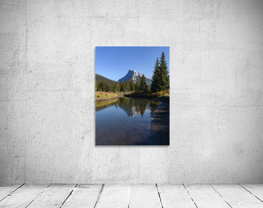 Bow river with mountains 2-7 Wall Preview