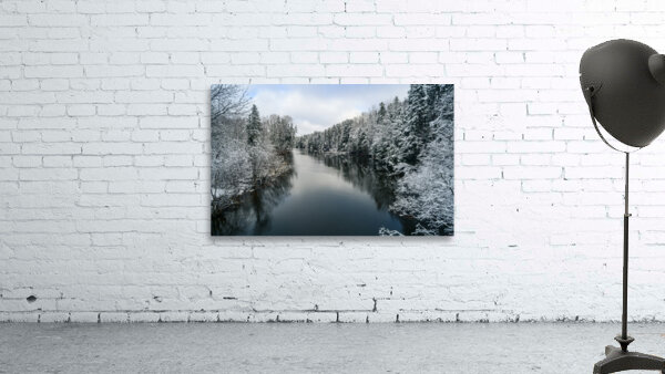 Montague river winter landscape Wall Preview