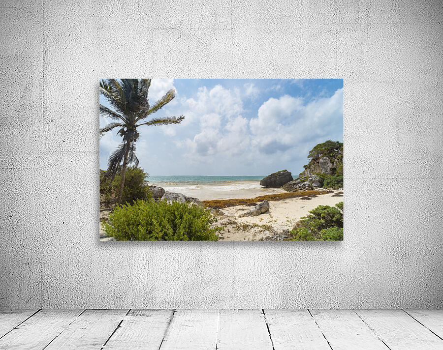 Tulum beach ocean view 3 Wall Preview