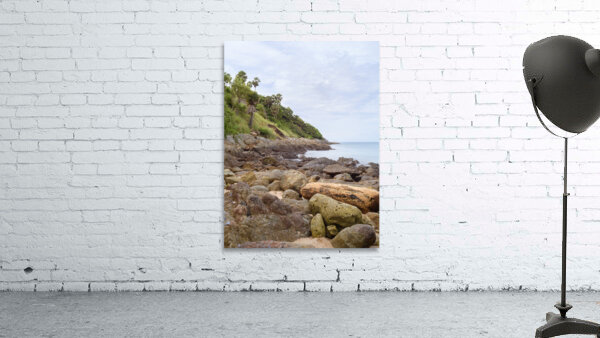 Ya-nui rock beach shore 2 Wall Preview