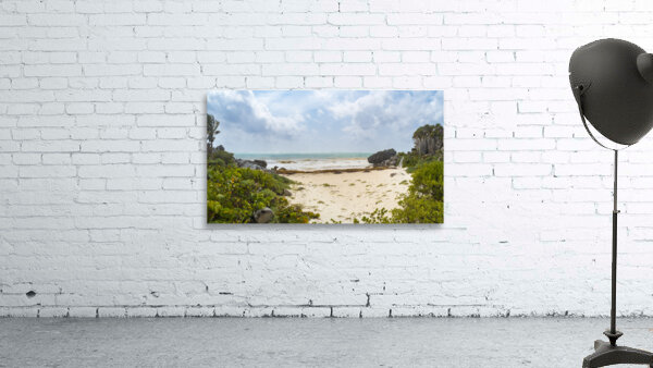 Tulum beach ocean view Wall Preview