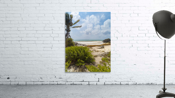 Tulum beach ocean view 2 Wall Preview