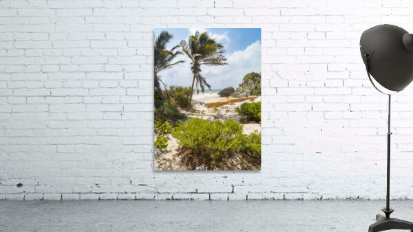 Tulum beach ocean view 4 Wall Preview