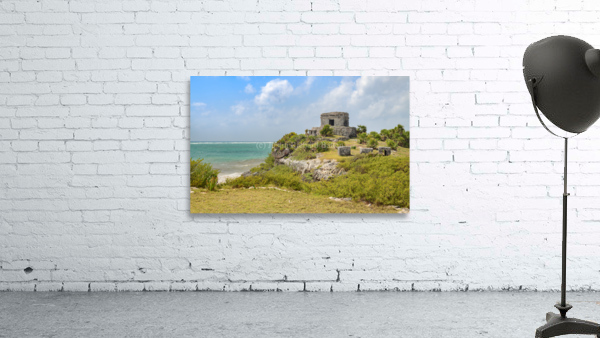 Tulum Ruins on Cliff Wall Preview