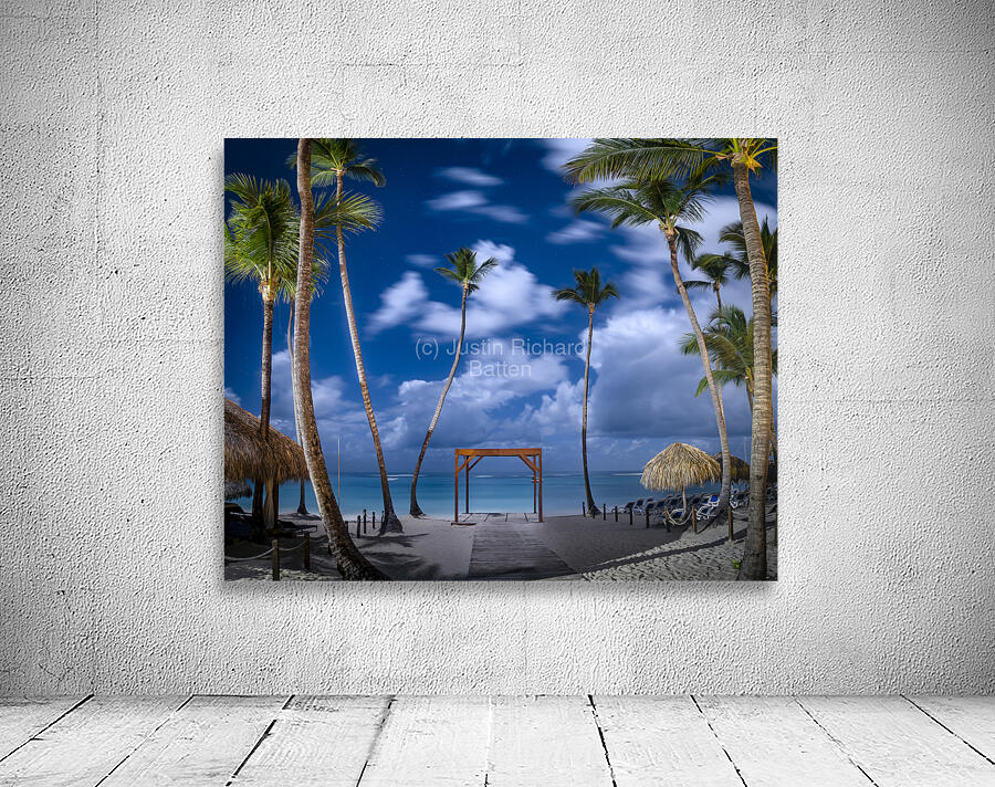 dominican beach night 3 Wall Preview