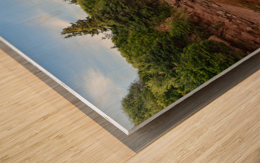 Basin Head PEI river Impression sur bois