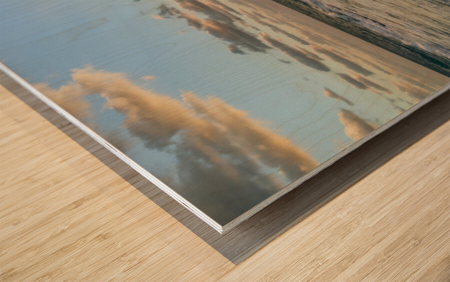 Cuban beach at sunrise 4 Impression sur bois