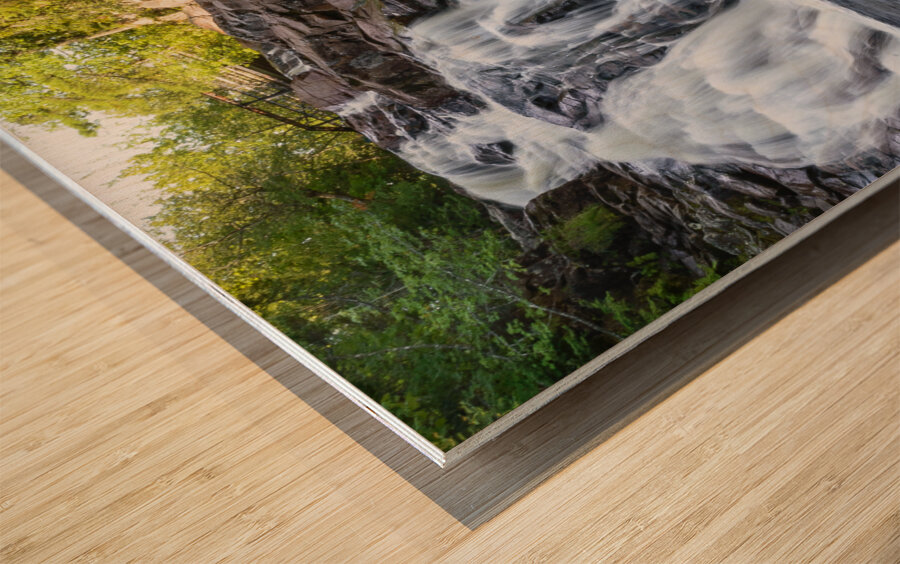 Cape Breton Mary Ann Falls Wood print