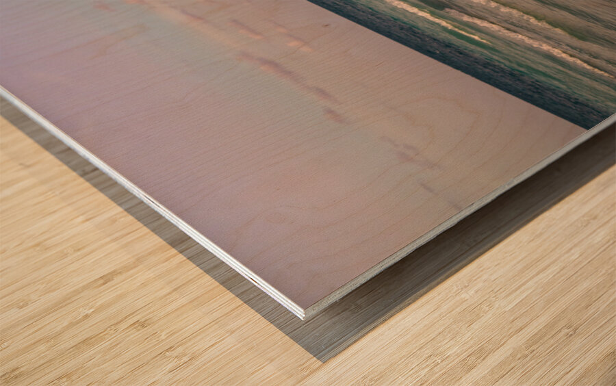 Cayo Coco beach sunset hour Impression sur bois