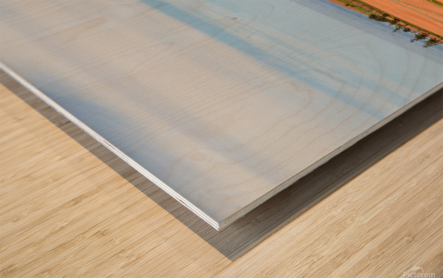 PEI red sand farm fields Wood print