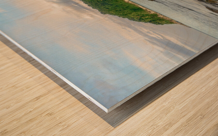 Ya-Nui Beach Island View Impression sur bois