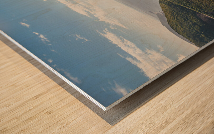 Skyline trail lookout Impression sur bois