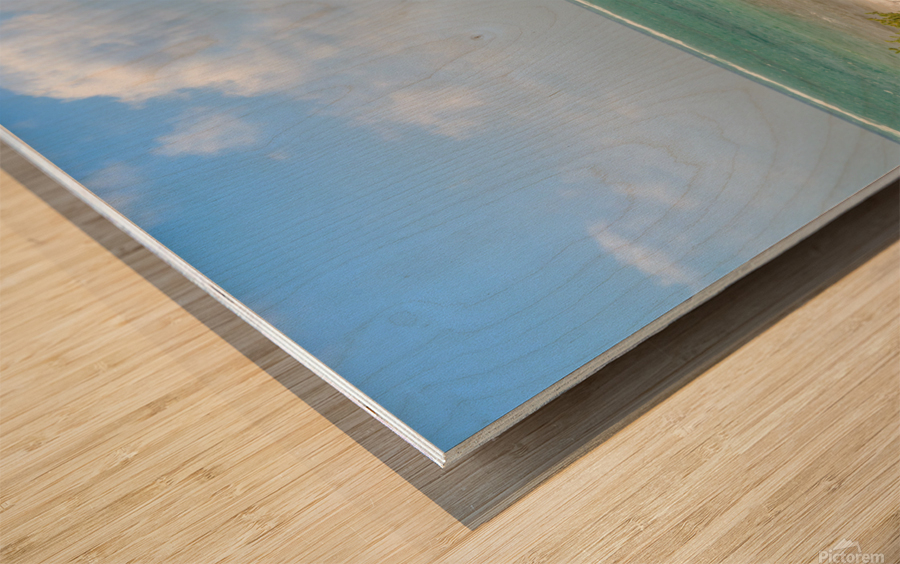 Tulum Ruins on Cliff Impression sur bois