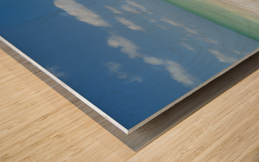 Awesome Cuban aqua beach water 4 Wood print