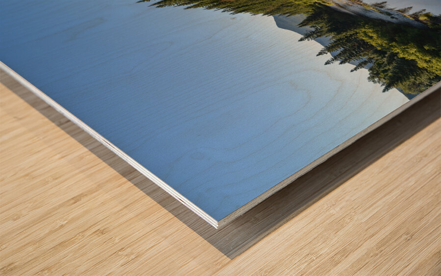 Mount Katahdin campsite Nesowadnehunk river 2 Wood print