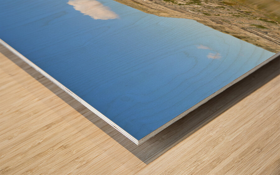 Red Deer river Drumheller 1565 Wood print