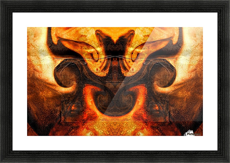 The Devil Inside Picture Frame print