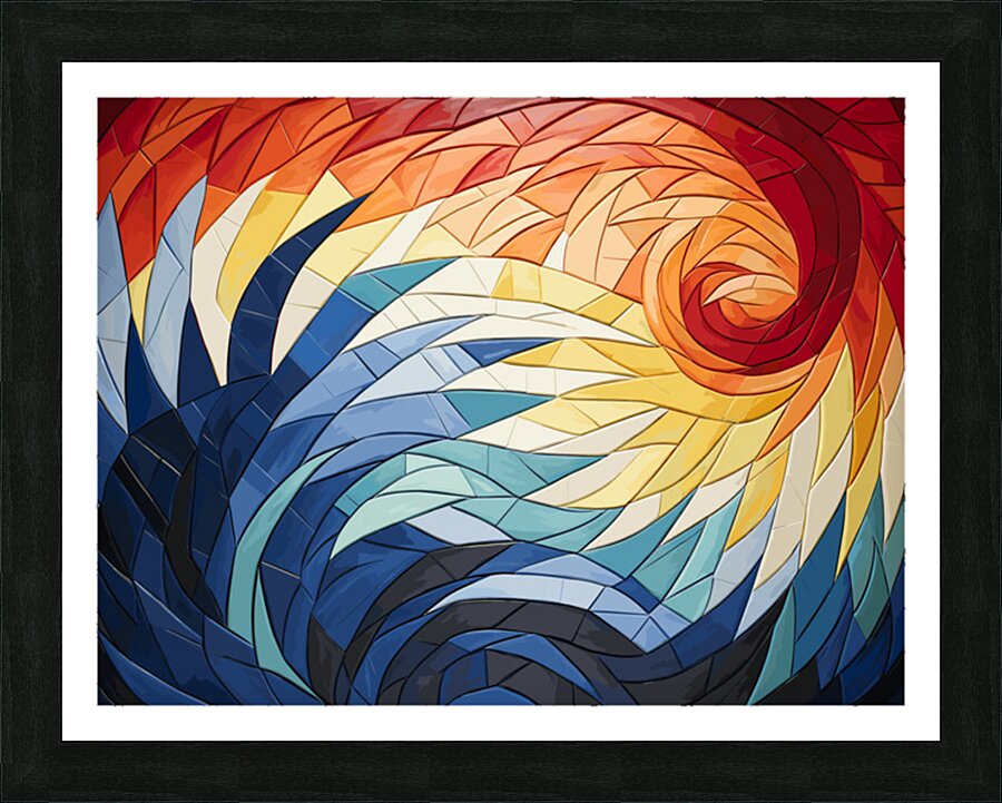 Spiral Array 2 Picture Frame print