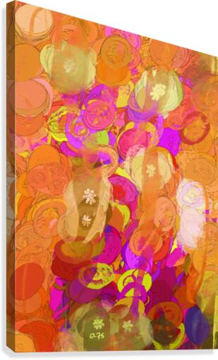 Pink and orange