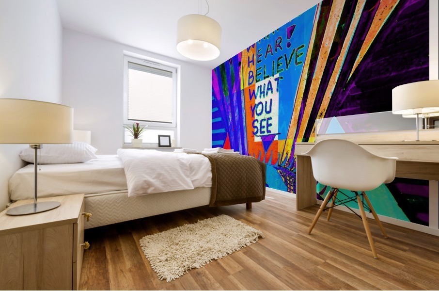Lies Mural print
